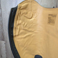 Field Boots, Zipper, cardboard & black plastic forms, box *xc/vgc, clean, mnr film, scuffs, v.puckered & streched-L
