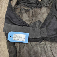 Fine Mesh Fly Mask, ears, nose *gc/fair, clean, snags, tears, pilly, puckers, mnr hair, hay

