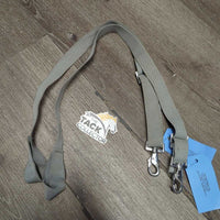 2 Thick Elastic Leg Straps, Loop Ends *vgc, edge rubs & stains, clean, mnr chips
