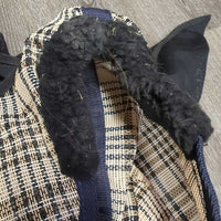 Hvy Mesh Fly Mask, ears *gc, clean, shrunk, clumpy, mnr hair, hay, puckers
