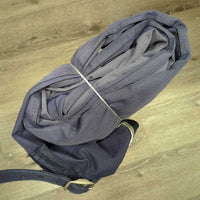 Med? Winter Blanket, 2 legs *gc/fair, clean, v.faded, discolored, mnr/0 wpf, snags, rubs, hole, older, peeled, aplique
