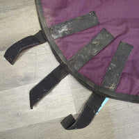 Hvy Winter Neck ONLY, 3 Straps *fair/gc, v.dirty, sticky, snags, rubs, scratches, taped connectors, mnr wpf, hair, pills
