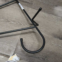 Portable Stall Mount Wire - Metal Saddle Rack *vgc/xc, clean, all caps, mnr scratches
