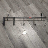 5 Hook Stall Mount Tack - Bridle Rack *xc/vgc, clean, tape, mnr scratches
