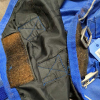 Soft Mesh Fly Sheet, 2 legs, neck *gc, mnr stains, clean, holes/tears, hairy, unstitched & hairy lining seam, faded
