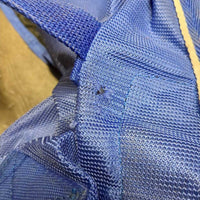 Soft Mesh Fly Sheet, 2 legs, neck *gc, mnr stains, clean, holes/tears, hairy, unstitched & hairy lining seam, faded
