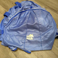 Soft Mesh Fly Sheet, 2 legs, neck *gc, mnr stains, clean, holes/tears, hairy, unstitched & hairy lining seam, faded
