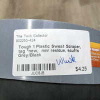 Plastic Sweat Scraper, tag *new, mnr residue, scuffs

