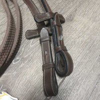 Rsd/FS Rubber Reins, leather Stoppers *xc, mnr dirt
