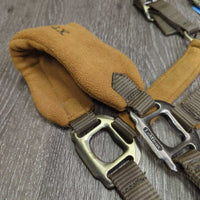 Fleece - Nylon Halter, adj, snap, braided nylon lead *xc/vgc, v.mnr hair, threads, rubs

