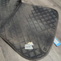 Thin Quilt Jumper Saddle Pad, Strawberries *gc, hair, dirty, rubs, stains, hair
