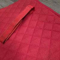 Thin Quilt Jumper Saddle Pad, tabs *gc/fair, hair, unstitched, residue, v.dirty, hair, pills, rubs
