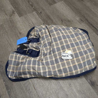 Cotton Stable Sheet, 2 legs, tail *vgc, clean?, mnr hair, stained

