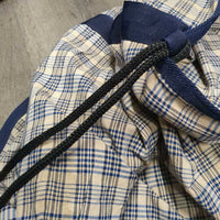 Cotton Stable Sheet, 2 legs, tail *vgc, clean?, mnr hair, stained
