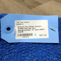 Hvy Cotton Western Saddle Pad, tag *new
