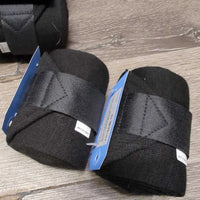 4 Stretchy Cotton Leg Wraps, Mesh Bag, tag *new
