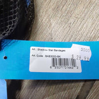 4 Stretchy Cotton Leg Wraps, Mesh Bag, tag *new
