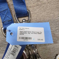Soft Nylon Web Cross Tie, Adjustable, tag *new
