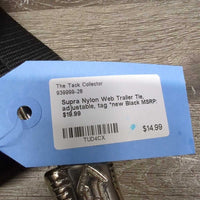 Nylon Web Trailer Tie, adjustable, tag *new
