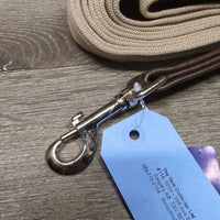 Cotton Web Lunge Line, Swivel, Rubber End, Tag *new

