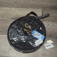 Round Thick Braided Lunge Line, Rubber End, Bag, Tag *new
