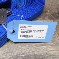 Flat Soft Nylon Web Lunge Line, Loop End, Bag, Tag *new
