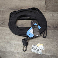 Flat Soft Nylon Web Lunge Line, Loop End, Bag, Tag *new
