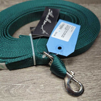 Flat Soft Nylon Web Lunge Line, Loop End, Bag, Tag *new
