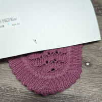 Crochet Ear Bonnet Fly Veil, Bling, cardboard *new
