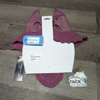 Crochet Ear Bonnet Fly Veil, Bling, cardboard *new
