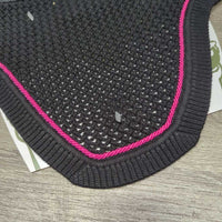 Crochet Ear Bonnet Fly Veil, cardboard *new
