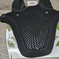 Crochet Ear Bonnet Fly Veil, Piping , cardboard *new
