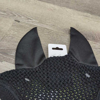 Crochet Ear Bonnet Fly Veil, Piping , cardboard *new
