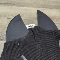 Soundproof Ears - Hvy Crochet Ear Bonnet Fly Veil, Piping, Glitter, cardboard *new
