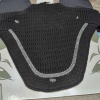 Soundproof Ears - Hvy Crochet Ear Bonnet Fly Veil, Piping, Glitter, cardboard *new
