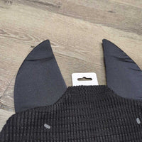 Soundproof Ears - Hvy Crochet Ear Bonnet Fly Veil, Piping, Glitter, cardboard *new
