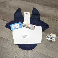 Crochet Ear Bonnet Fly Veil, Piping , cardboard *new

