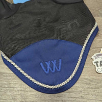 Ergonomic Mesh Ear Bonnet Fly Veil, Piping , cardboard *new
