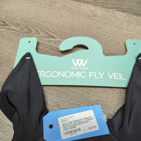 Ergonomic Mesh Ear Bonnet Fly Veil, Piping , cardboard *new

