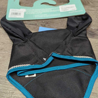 Ergonomic Mesh Ear Bonnet Fly Veil, Piping , cardboard *new
