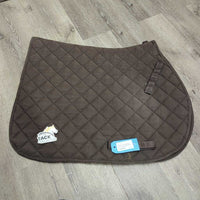 Thin Quilt Jumper Saddle Pad, tabs *vgc/gc, clean, mnr hair, stains, undone stitching
