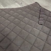 Thin Quilt Jumper Saddle Pad, tabs *vgc/gc, clean, mnr hair, stains, undone stitching
