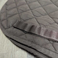 Thin Quilt Jumper Saddle Pad, tabs *vgc/gc, clean, mnr hair, stains, undone stitching
