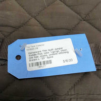Thin Quilt Jumper Saddle Pad, tabs *vgc/gc, clean, mnr hair, stains, undone stitching

