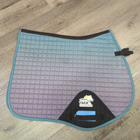 Quilt Jumper Saddle Pad, tabs, mesh spine *vgc/gc, clean, hair, undone seam, holey edge
