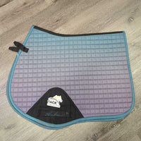Quilt Jumper Saddle Pad, tabs, mesh spine *vgc/gc, clean, hair, undone seam, holey edge
