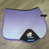 Quilt Jumper Saddle Pad, tabs, mesh spine *gc, clean, hair, undone seam, fading, mnr stains

