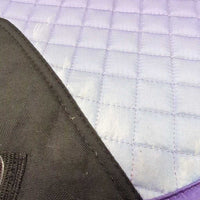 Quilt Jumper Saddle Pad, tabs, mesh spine *gc, clean, hair, undone seam, fading, mnr stains
