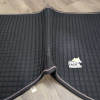 Quilt Jumper Saddle Pad, piping *vgc, clean, mnr hair
