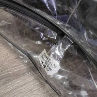 160g High Neck Winter Blanket, 1 leg, bag *gc, clean, mnr rubs, wpf, rust, hair & frays, faded binding
